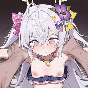 【ブルアカ】水着の白洲アズサを無理やり犯すエロ画像