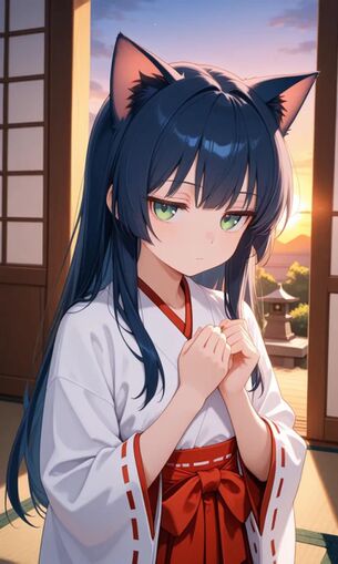 【AIイラスト】巫女服を着た女の子のAIイラストまとめ【アニメ調】 Part 4 [AI Generated]
