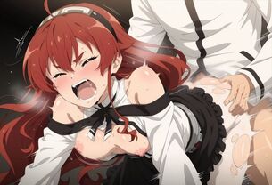 [無職転生][エロ画像]エリスを激しくバックピストンしたよ～♪