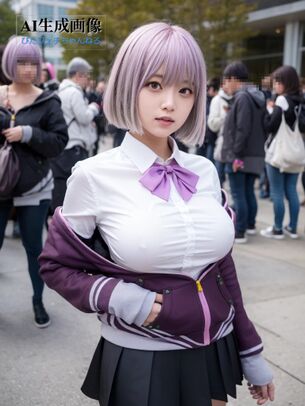 【グリッドマン】新条アカネちゃんのコスプレをしてるレイヤーさんを撮影させてもらった三次風画像 part5【AI画像】