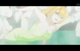 アニメ『死亡遊戯で飯を食う。』5話でお風呂でバスタオル姿で殺し合うえっちデスゲーム！