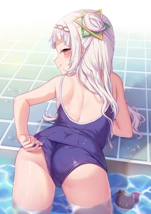 [ホロライブ(VTuber)][エロ画像]紫咲シオンがスクを”くぃっ”で煽ってきたよ～♪