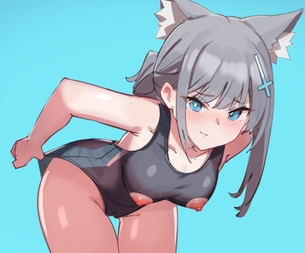 【ブルーアーカイブ】砂狼シロコのかっこいい・かわいい二次エロ画像