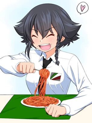 【This is a restaurant】ナポリタンと女子の二次画像【famous for neapolitan】