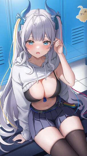 【二次】絶対領域女子、太ももライン破壊力ありすぎ祭りｗ