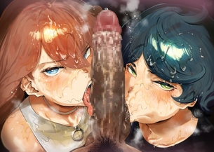 【ぶっかけ・顔射】精子をぶっかけられている女の子の厳選二次エロ画像 その26