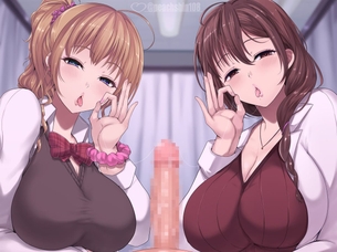 【二次エロ】下品なフェラポーズで男を誘惑するビッチの二次エロ画像 その16