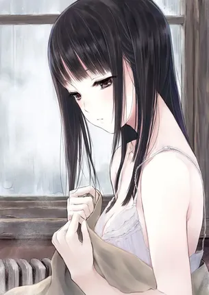 黒髪の二次エロ画像を愛でる。