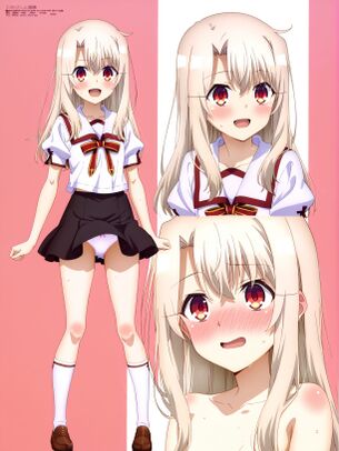 『SDXL』「プリズマ☆イリヤ」イリヤちゃんのAIエロ画像を大量作成 その3