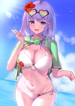 【非・微エロ】日曜日の紫髪美少女画像まとめ その１１６