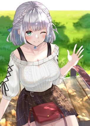 【二次元】ウインクしている女の子のエロ画像 Part.12 50枚