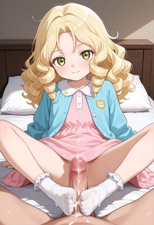[メダリスト][エロ画像]加護羊(かごよう)のふわふわの足裏でイッタよ～♪