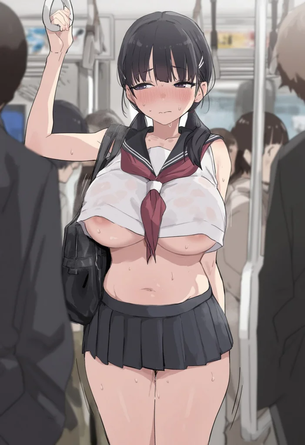 【二次エロ】猛暑対策制服