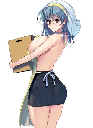 【二次元】裸エプロン美少女のエロ画像 Part.17 50枚