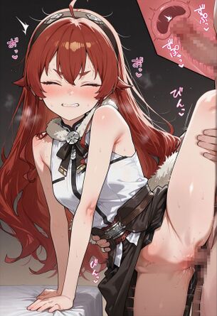 [無職転生][エロ画像]エリスの女性器にｷﾞﾁｷﾞﾁと圧をかけたよ～♪