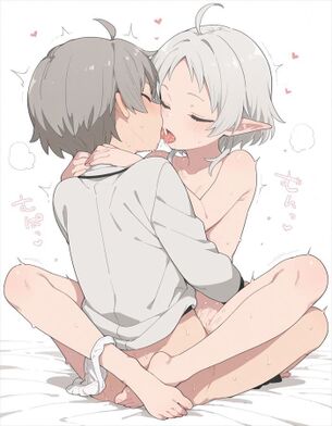[無職転生][エロ画像]シルフィエットとガチでﾍﾞﾛﾁｭｰしたよ～♪