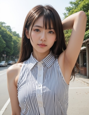 【AI腋フェチ画像】神の光は腋に射す――小説とAI美女で描く、ある男の聖域 [AI Generated]