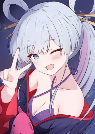 快楽に堕ちそうになってるアヘ顔の月見ヤチヨ抜けるエロ画像！【超かぐや姫！】