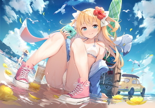 【画像】ソシャゲに実装してほしい、エッチな水着の二次元キャラwwwwwwwwwwww