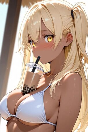 【AIイラスト】黒ギャルのAI画像まとめ【アニメ調】 Part 2 [AI Generated]
