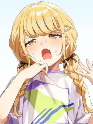 【二次】汗かいてる女の子の画像　その２