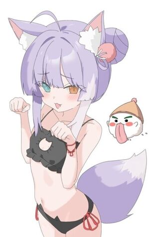 天狐紫吹(てんこしぶき)のエロ画像：【StelLive】