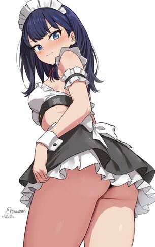 【２次】ご奉仕されたいメイド美少女のエロ画像その５０