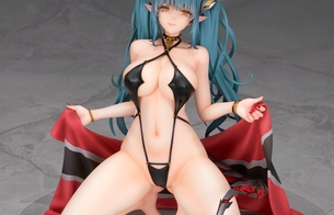 『アズールレーン』レーゲンスブルクのエロすぎとんでもドスケベ水着で開脚してるフィギュア