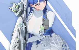『勝利の女神：NIKKE』エロい白いドレスでブラもパンツもスケスケで丸見えのエロ女の子！