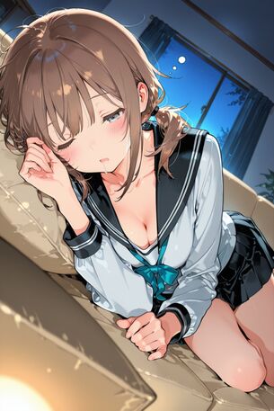 【AIイラスト】寝顔のAI画像まとめ【アニメ調】 Part 2 [AI Generated]