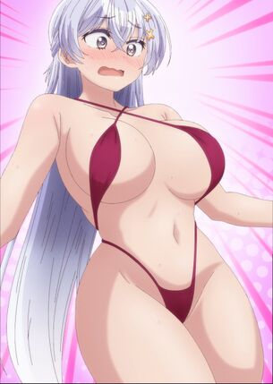 【画像】アニメ『よわよわ先生』、5話の水着回でおっぱいポロリ