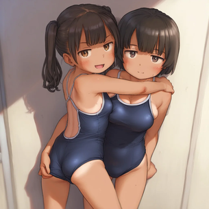 【二次エロ】うちの学校の水泳部画像データが流出したらしいな・・