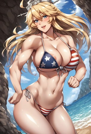 【艦隊これくしょん -艦これ-】アイオワの2次元エロ画像＆エロイラスト Part2