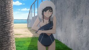 【画像】アニメ『綺麗にしてもらえますか。』の水着を脱ぐシーンがエロすぎてちんちんがイライラする