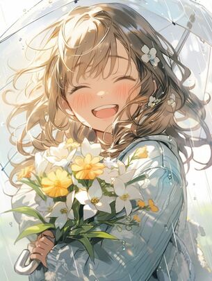 【AIイラスト】笑顔の女の子のAI画像まとめ【アニメ調】 Part 4 [AI Generated]