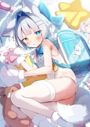銀髪の二次エロ画像でいい夢みましょ♪