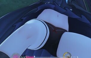 『鳴潮』千咲のえっちなパンチラ！スパッツみたいなパンツの赤いリボン付きフルショーツ！