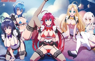 『ハイスクールD×D』エロすぎるメイドビキニ衣装のドスケベイラストのエログッズ！