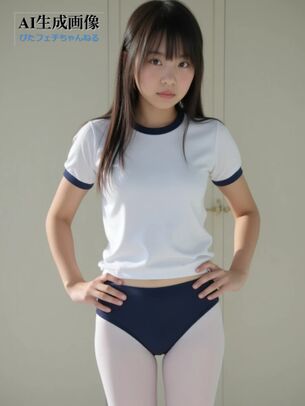 【希少種】ブルマーの下に白タイツを履いた女の子が見てみたくて生成してしまった三次風画像 part2【AI画像】