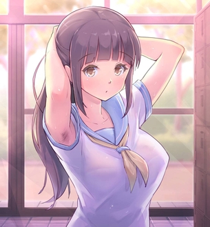 【２次】制服姿の美少女エロ画像その９２