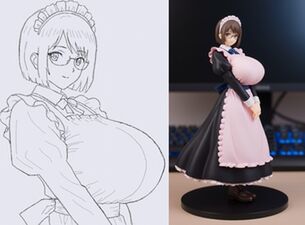 【画像】落書きをAIでフィギュア画像にするの楽しい！