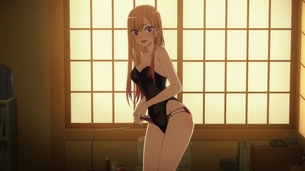 『着せ恋』2期1話、パンツはみ出しながらバニーガール衣装を着るシーンがエッチすぎる