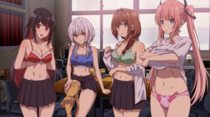 今期アニメ『真夜中ハートチューン』、ブラとパンツ丸見えの着替えシーンがエッチすぎる