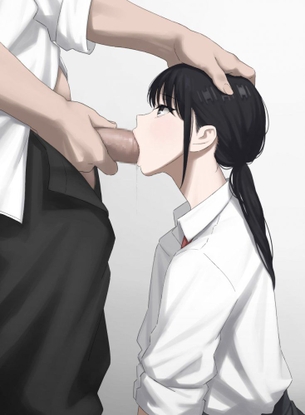【二次】いやらしい音立てて口マンコでご奉仕してる女の画像まとめ　その38【45枚】