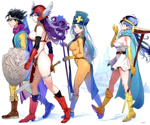 【ドラゴンクエスト】こんな超絶エッロエロな女戦士の抜ける二次エロ画像があったのか？！