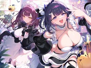 【２次】ご奉仕されたいメイド美少女のエロ画像その４８