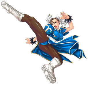 【画像】蹴り技主体の格ゲー女キャラ、エッチすぎる