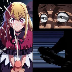 【推しの子】星野ルビーのライブ楽屋のロッカーに潜んだキモデブ！生着替えでシコっていたらバレたので勢いで襲いかかった結果…