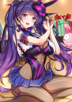 【二次元】紫髪美少女のエロ画像 Part.18 50枚