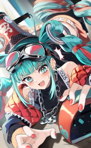 【二次】ゴーグル×美少女の中毒性ある画像を淡々と貼る